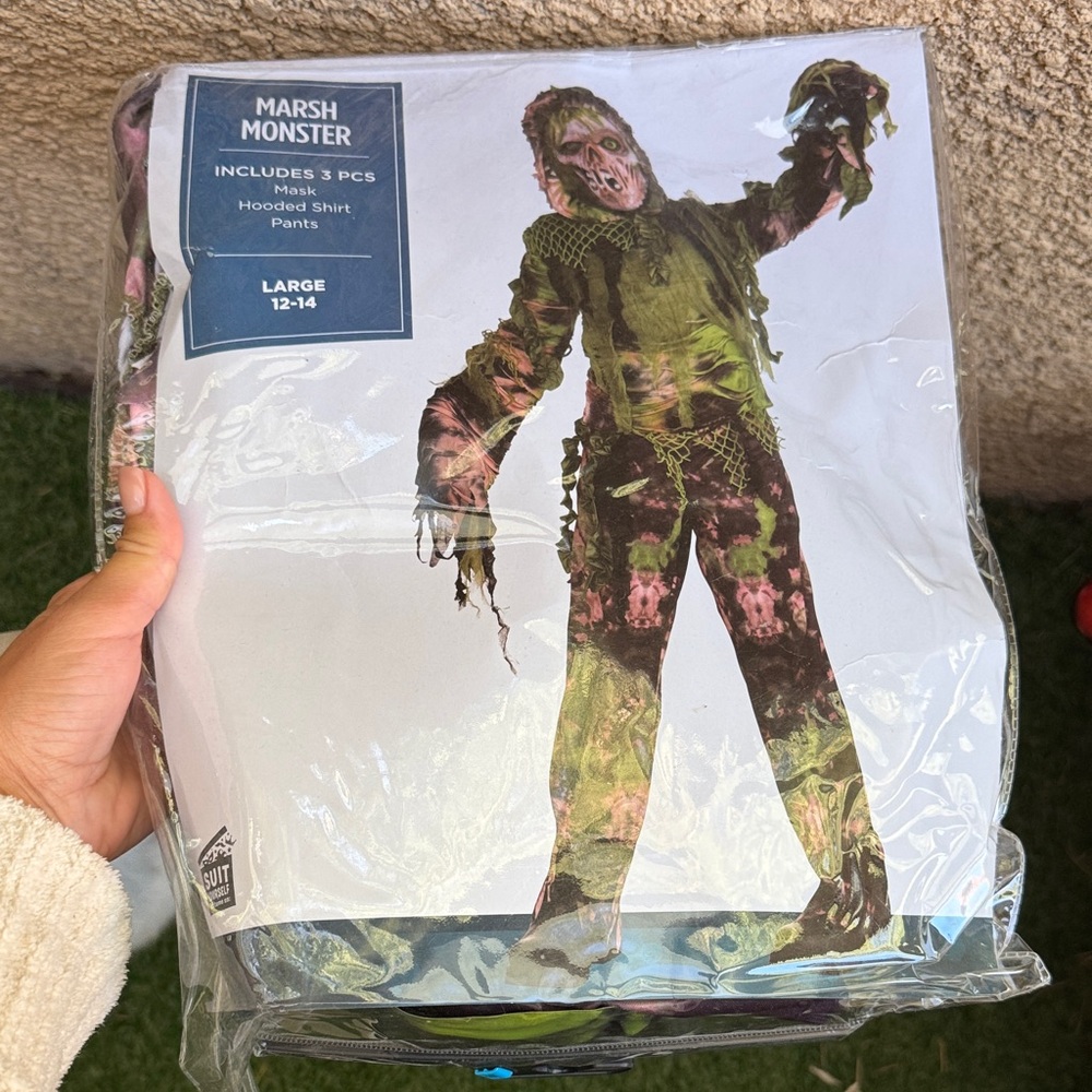 Marsh Monster Kids Costume - Green and Brown